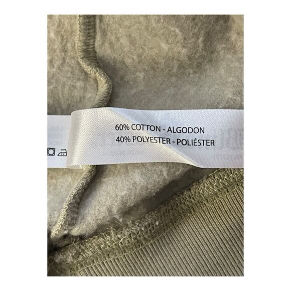 Blind Rooster Men's Large Olive Black Celestial Print Sweatshirt Full Front Back - Picture 8 of 12